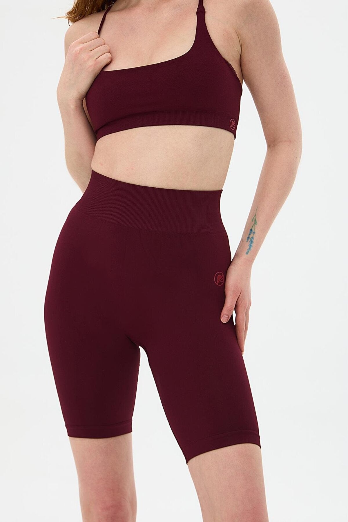 Momiji Push Up Şekillendirici Biker ve Bra Takım