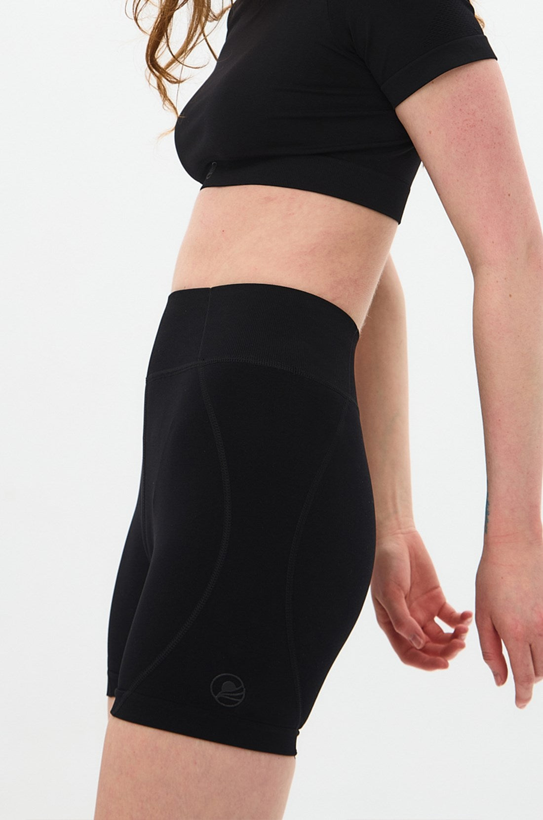 Aozora Sport Aktif Spor Mini Şort Siyah ve Bra Takım