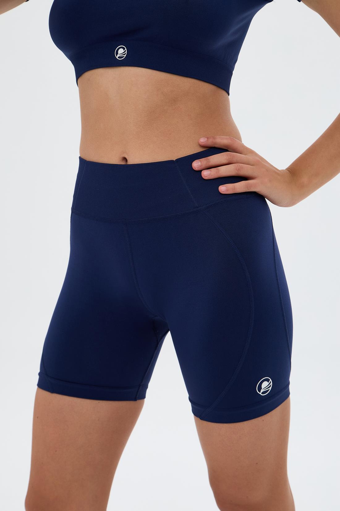 Oishii Aozora Sport Aktif Spor Mini Şort Lacivert