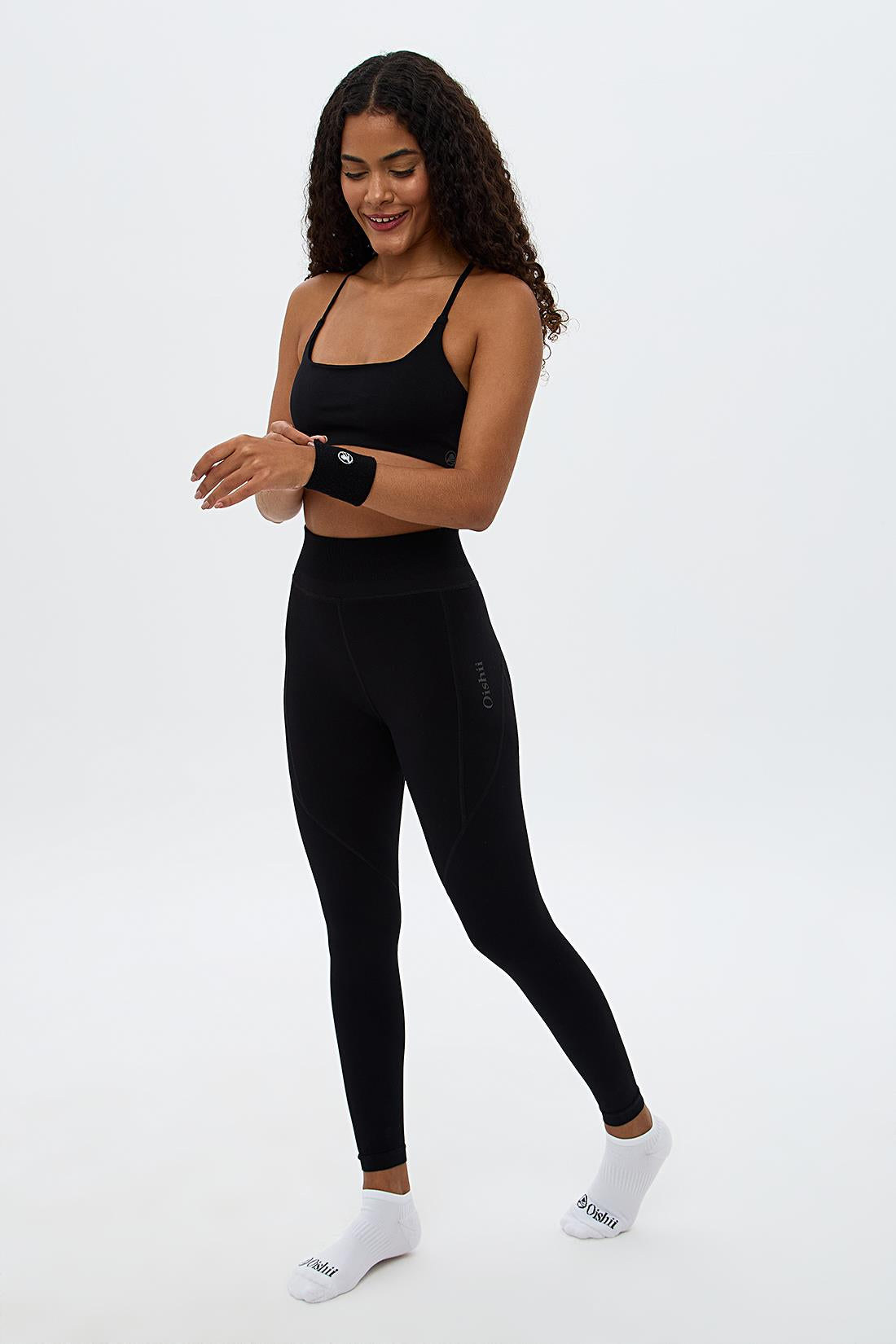 Oishii Aozora Sport Aktif Spor Tayt Siyah