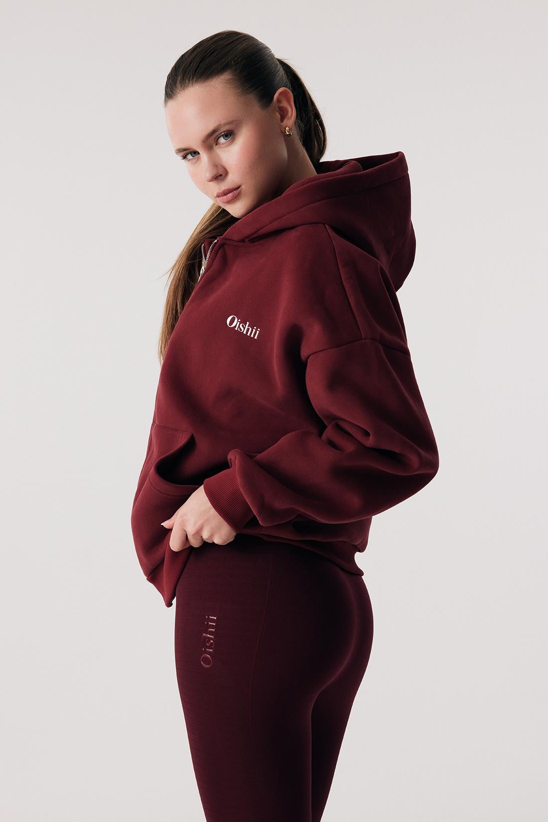 Oishii Rei Loungewear Hoodie Bordo