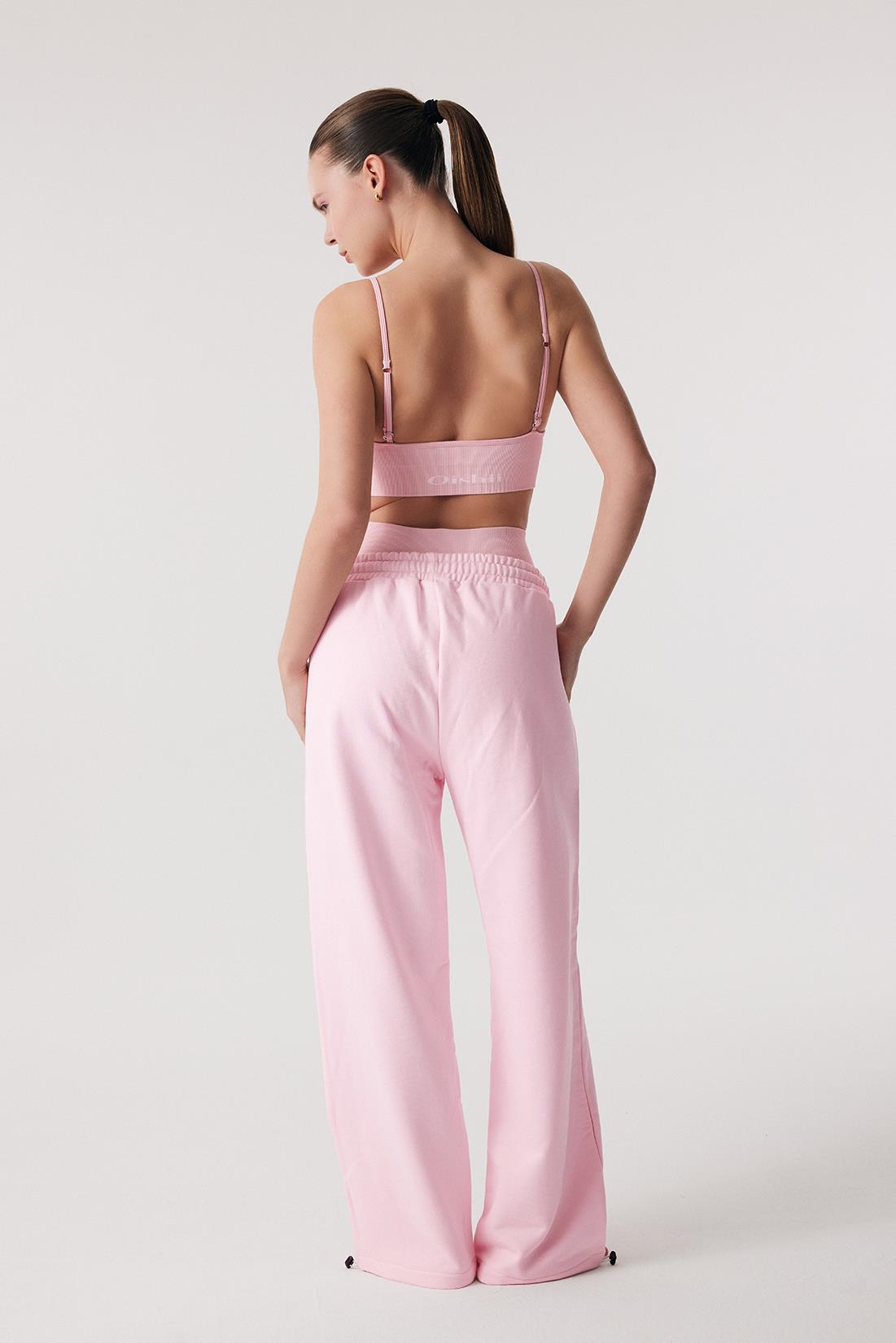Oishii Rei Loungewear Wide Leg Eşofman Dusty Pink