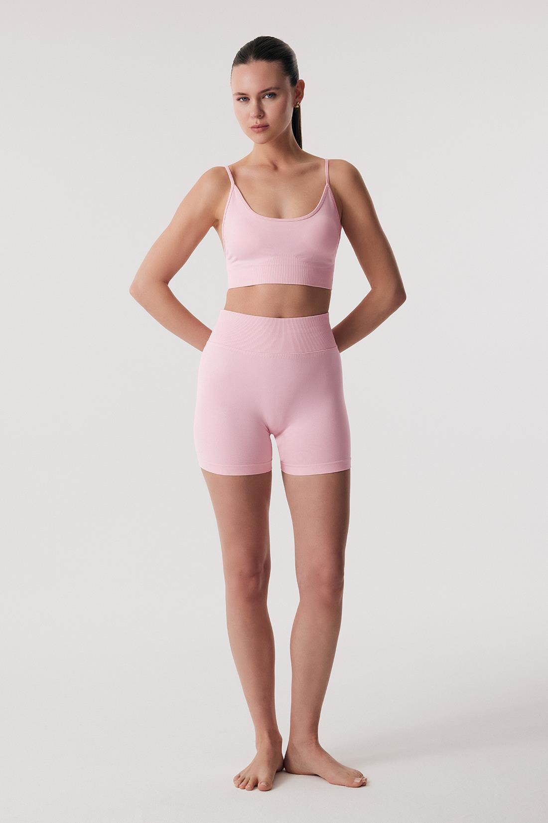 Oishii Rei PushUp Şekillendirici Mini Şort Dusty Pink