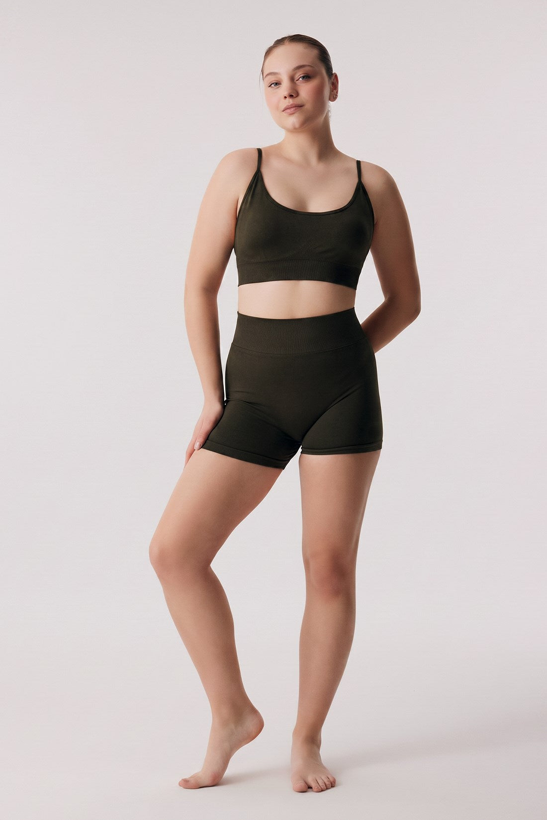 Oishii Rei Softline Ayaraskılı Bra Deep Olive