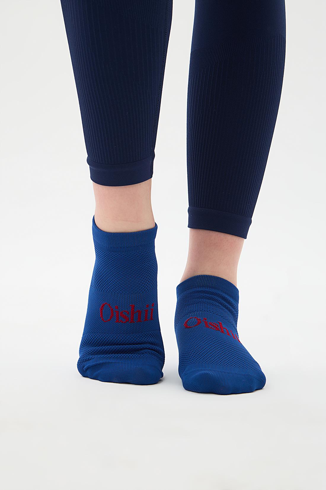 Oishii Spor Patik Çorap Mavi